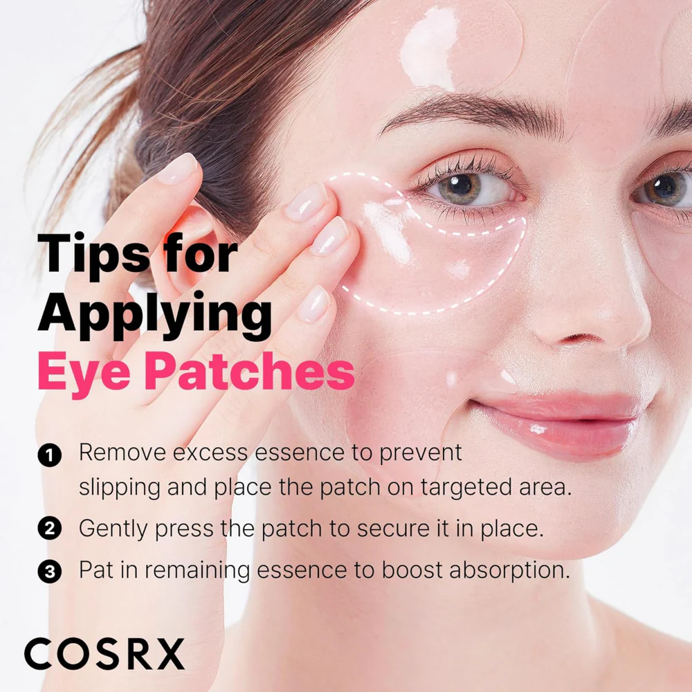 CosRx The Pink Peptide Collagen Hydrogel Eye Patches 30 Pairs - Image 4
