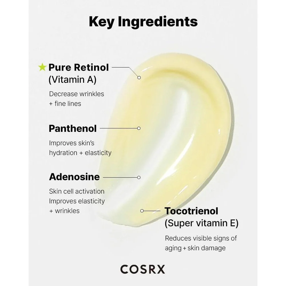 CosRx The Retinol 0.1 Super Vitamin E & Panthenol Cream 20ml - Image 10