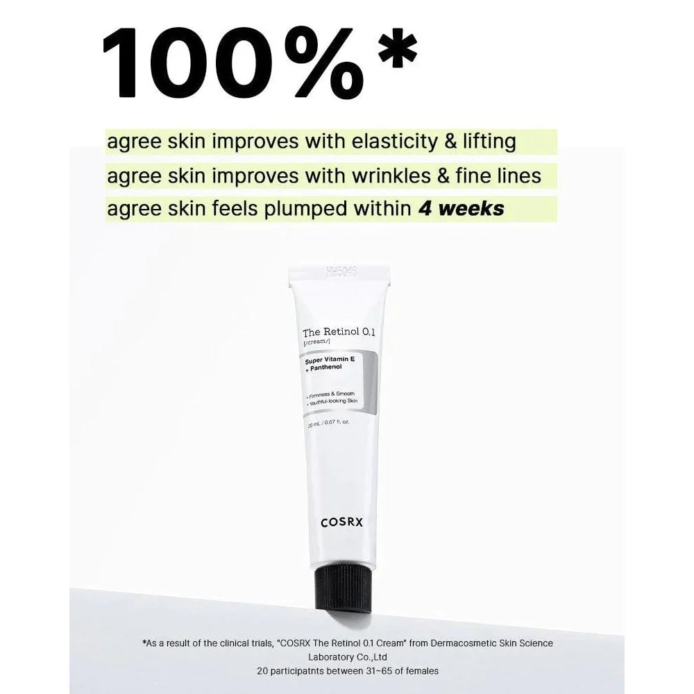 CosRx The Retinol 0.1 Super Vitamin E & Panthenol Cream 20ml - Image 9