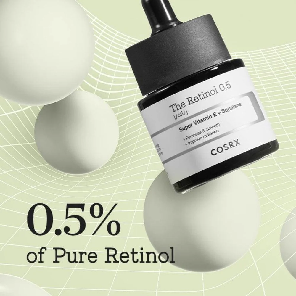 CosRx The Retinol 0.5 Oil Super Vitamin E & Squalane 20ml - Image 3