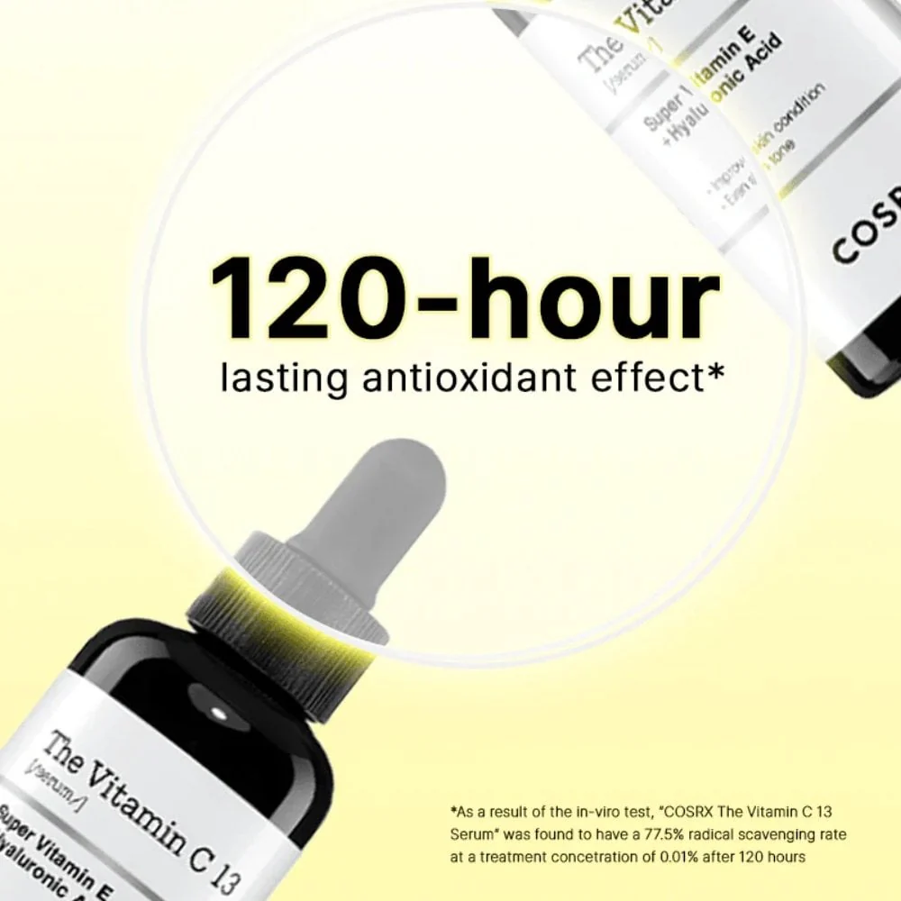 CosRx The Vitamin C13 Super Vitamin E & Hyaluronic Acid Serum 20ml - Image 3