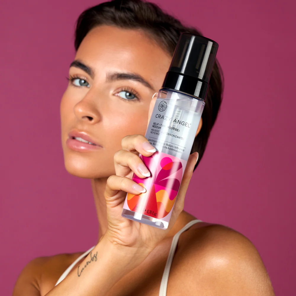 Crazy Angel Clear Self-Tan Mousse 200ml - Image 2
