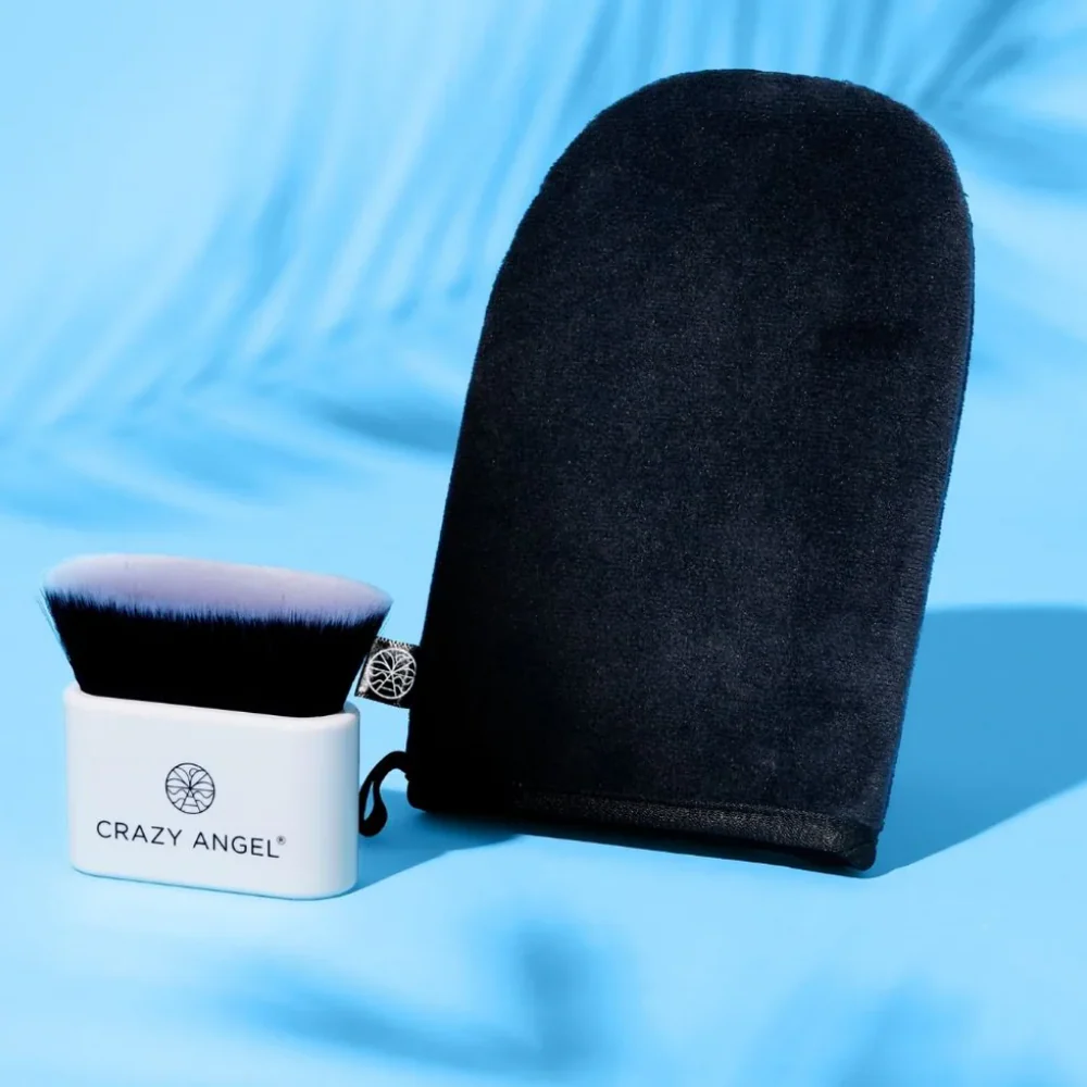 Crazy Angel Velvet Double-Sided Tanning Mitt - Image 5