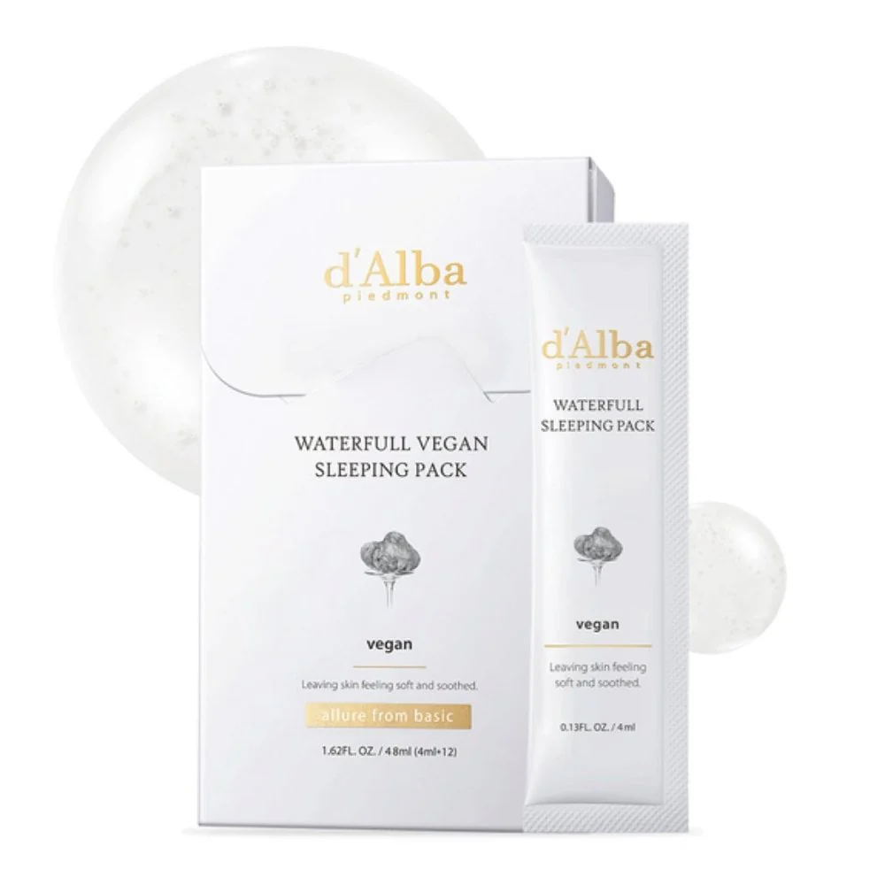 D'Alba Waterfull Vegan Sleeping Pack 12 x 4ml - Image 2