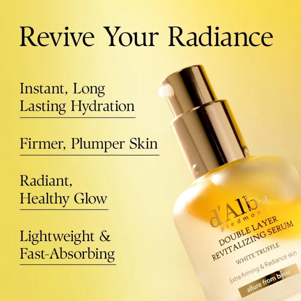 D'Alba White Truffle Double Layer Revitalising Serum 50ml - Image 5
