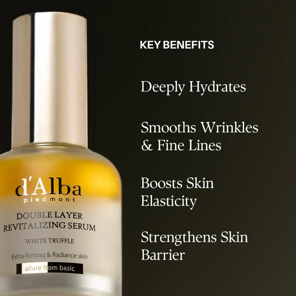 D'Alba White Truffle Double Layer Revitalising Serum 50ml - Image 6