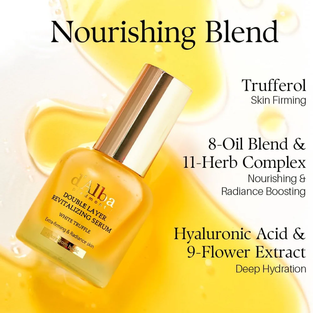 D'Alba White Truffle Double Layer Revitalising Serum 50ml - Image 7
