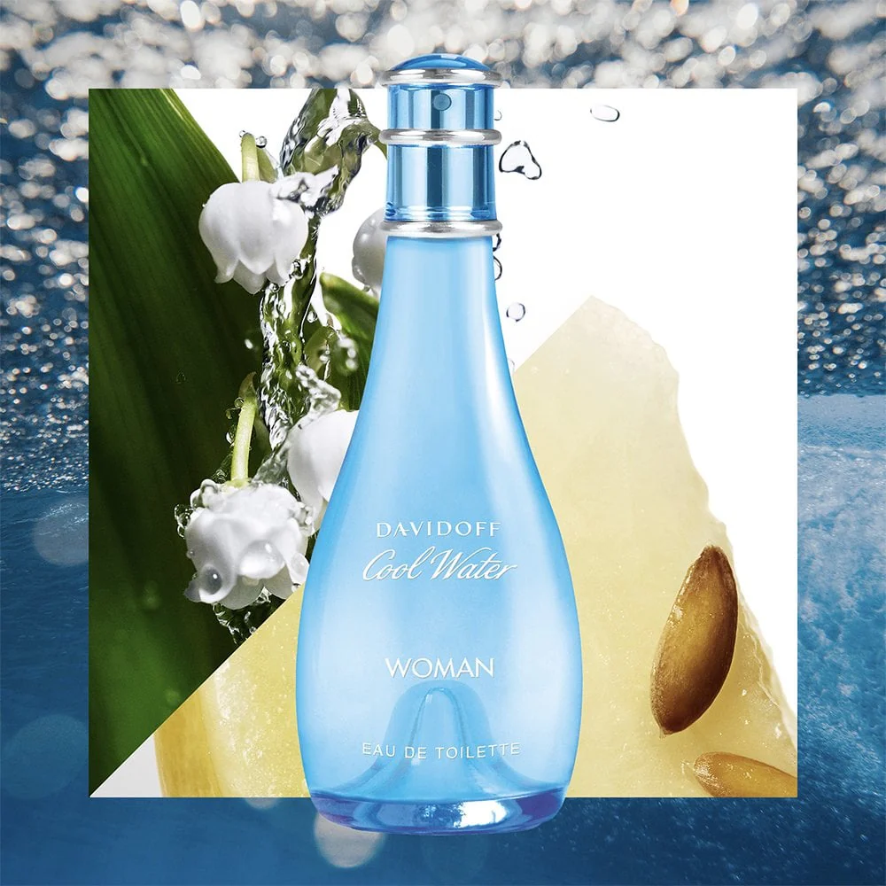 Davidoff Cool Water for Women Eau De Toilette 100ml - Image 3