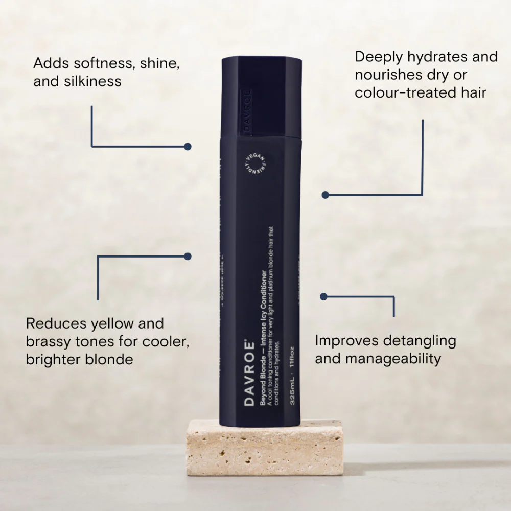 Davroe Beyond Blonde Intense Icy Conditioner 325ml - Image 2