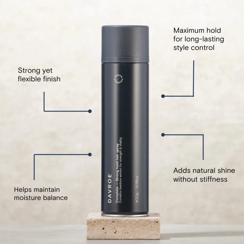 Davroe Complete Strong Hold Hairspray 400g - Image 2