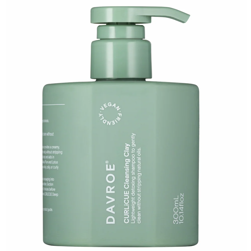 Davroe CURLiCUE Cleansing Clay Lightweight Detoxing Shampoo & Deep Conditioning Rinse Whipped Conditioner Twin 2 x 300ml - Image 2