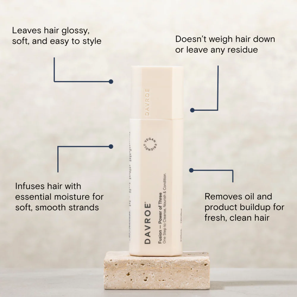 Davroe Fusion Power Of Three All-In-One Hair Care Solution 225ml - Image 2
