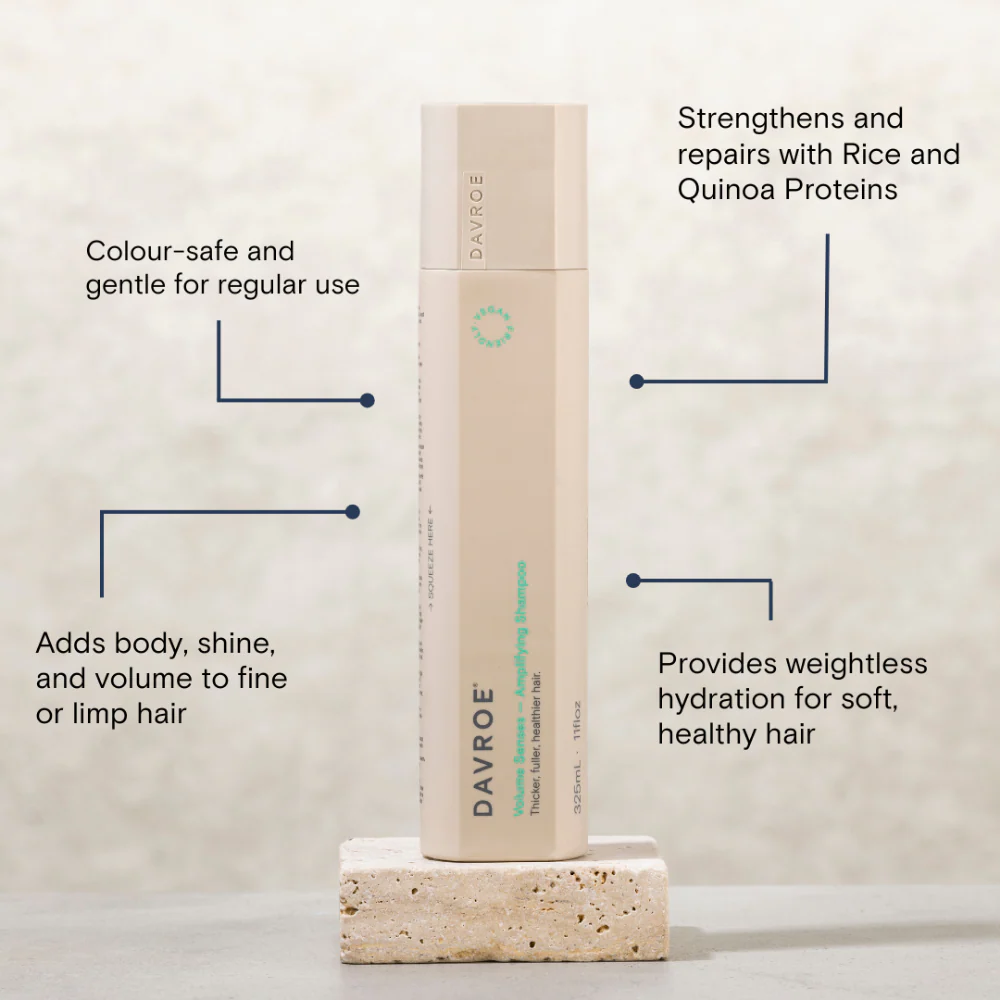 Davroe Volume Senses Amplifying Shampoo 325ml - Image 4