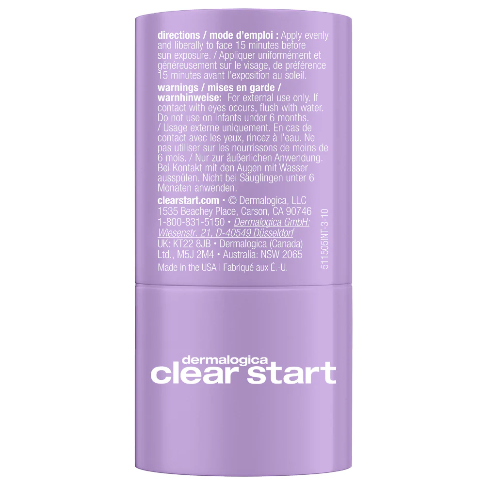 Dermalogica Clear Start Golden Hour Hydrating Stick SPF30 19g - Image 2