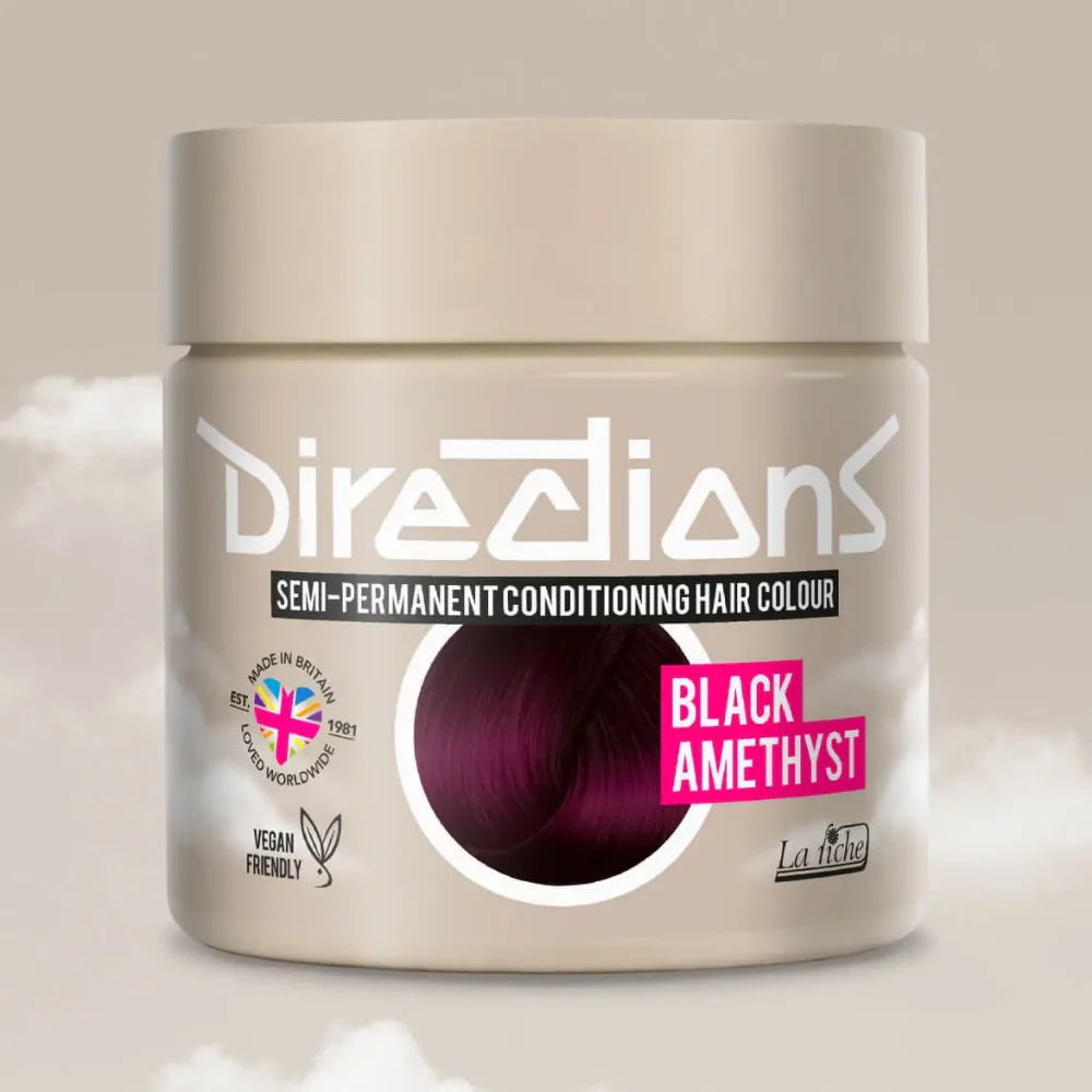 Directions Black Amethyst Hair Dye 88ml - Image 2