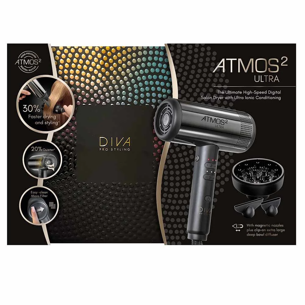 Diva Pro Atmos II Ultra High Speed Digital Hair Dryer - Image 3