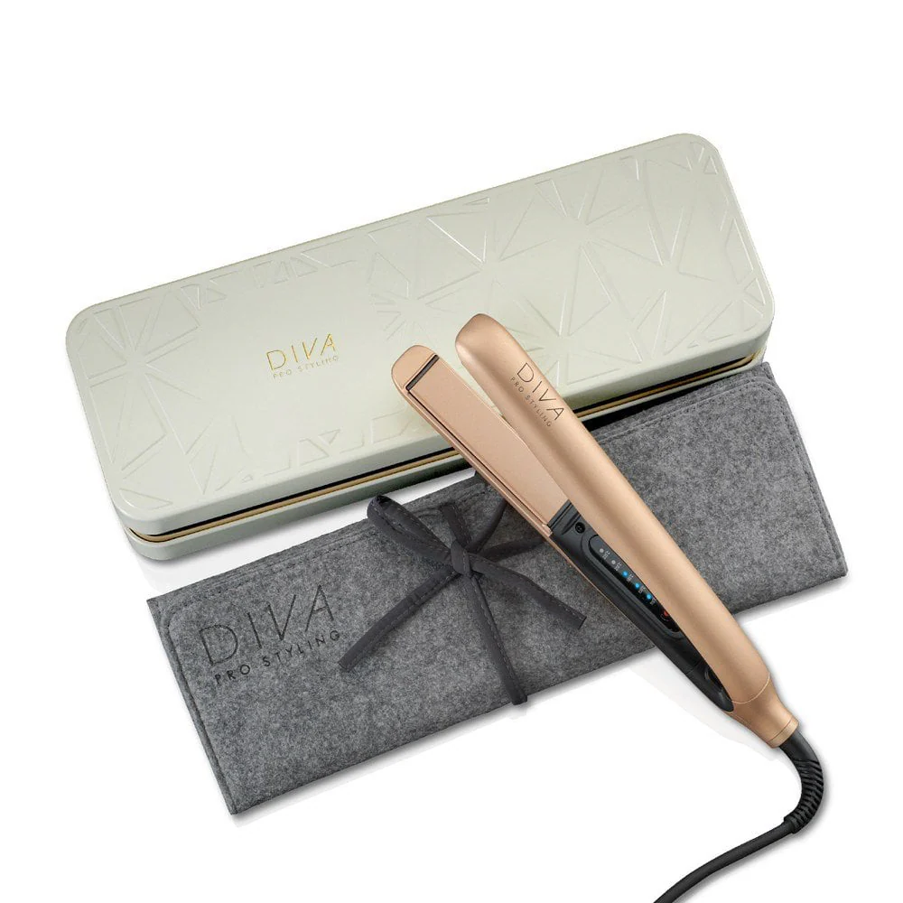 Diva Pro Precious Metals Touch Hair Straightener Rose Gold - Image 3