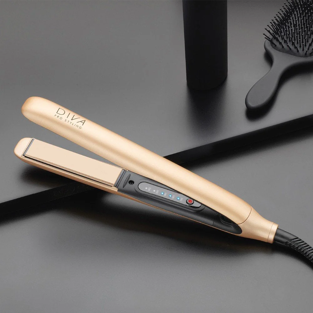 Diva Pro Precious Metals Touch Hair Straightener Rose Gold - Image 6