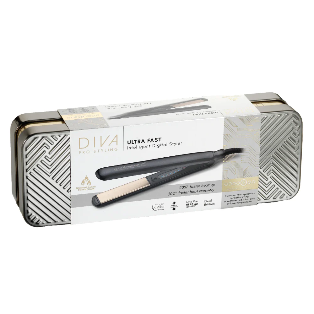 Diva Pro Ultra Fast Intelligent Digital Styler Black - Image 5