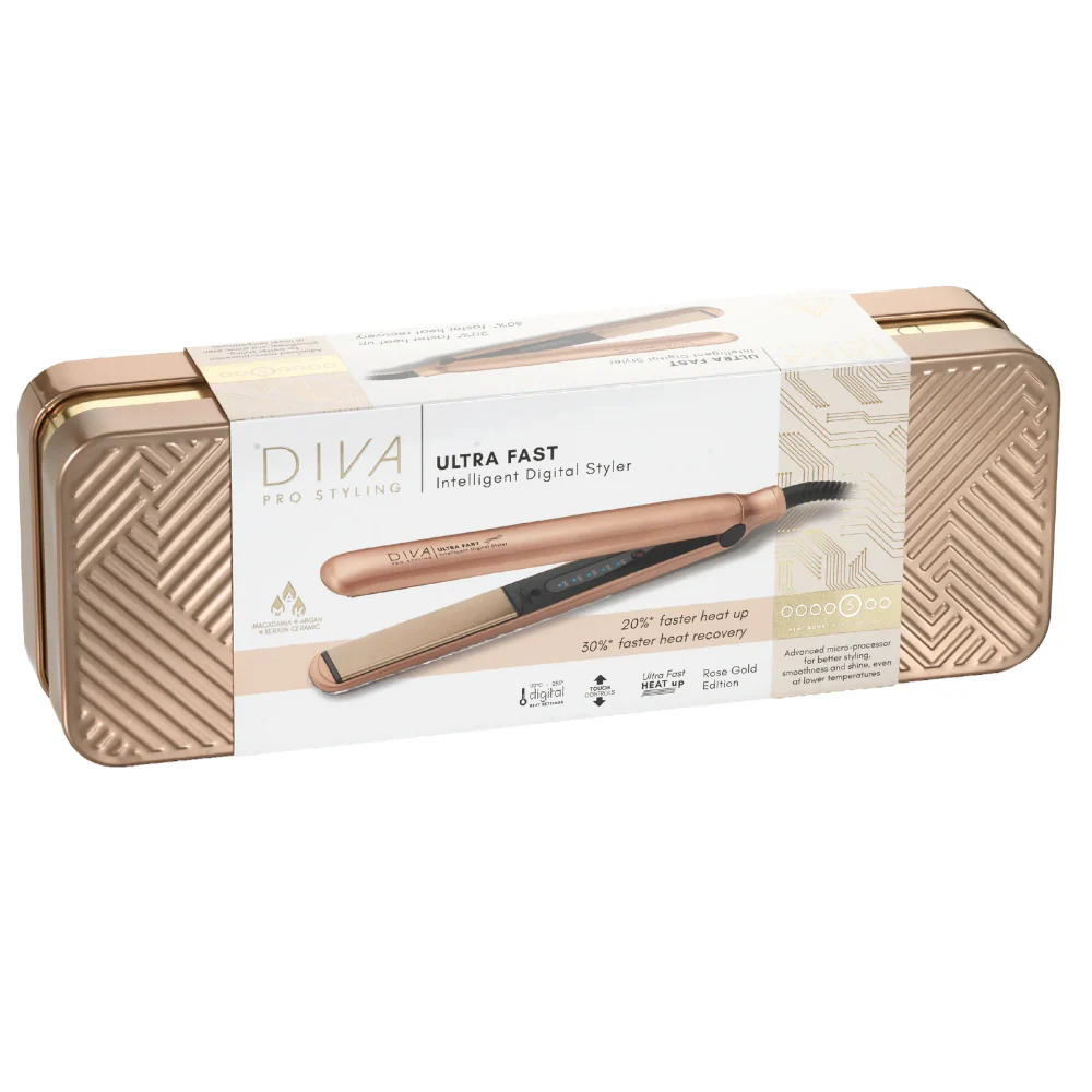 Diva Pro Ultra Fast Intelligent Digital Styler Rose Gold - Image 4
