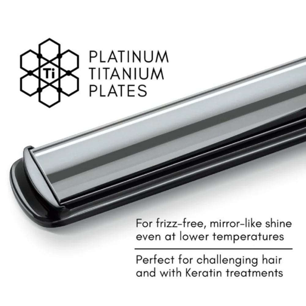 Diva Pro Ultra Fast Titanium Hair Straightener Piano Black - Image 2