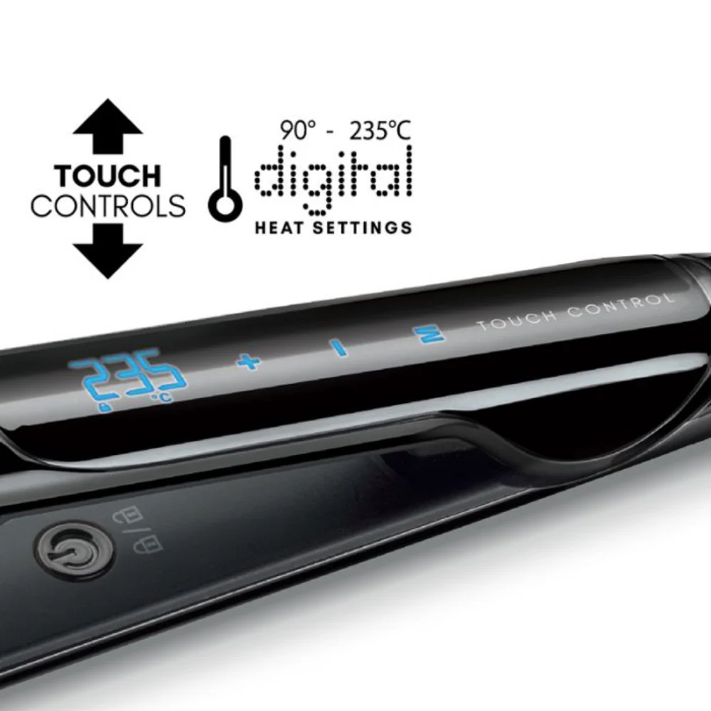 Diva Pro Ultra Fast Titanium Hair Straightener Piano Black - Image 3