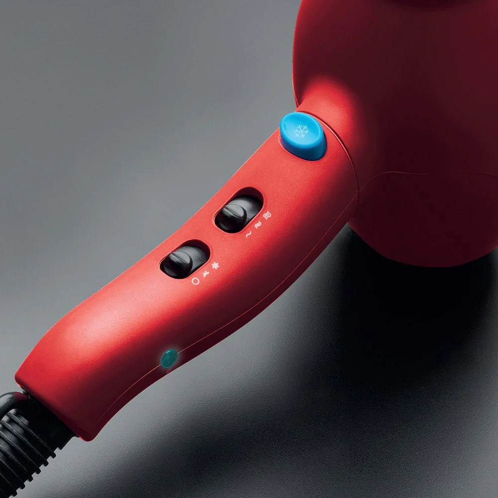 Diva Pro Veloce 3800 Pro Hair Dryer Red - Image 4