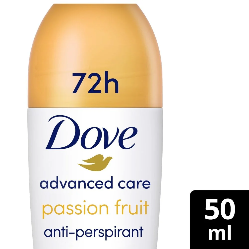 Dove Advanced Care 72h Go Fresh Passionfruit Anti-Perspirant Deodorant Roll-On 50ml - Image 2