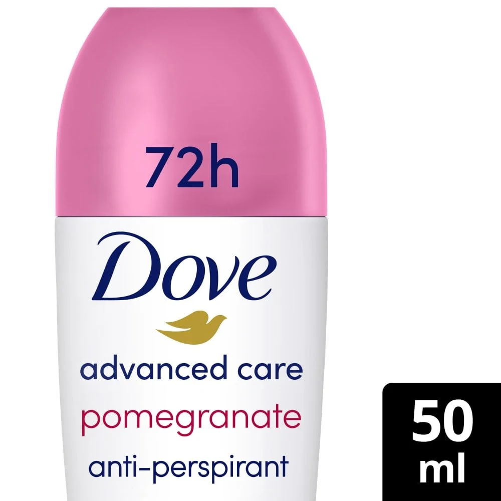 Dove Advanced Care 72h Go Fresh Pomegranate Anti-Perspirant Deodorant Roll-On 50ml - Image 2