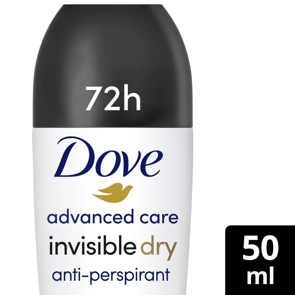Dove Advanced Care 72h Invisible Dry White Freesia Anti-Perspirant Deodorant Roll-On 50ml - Image 2