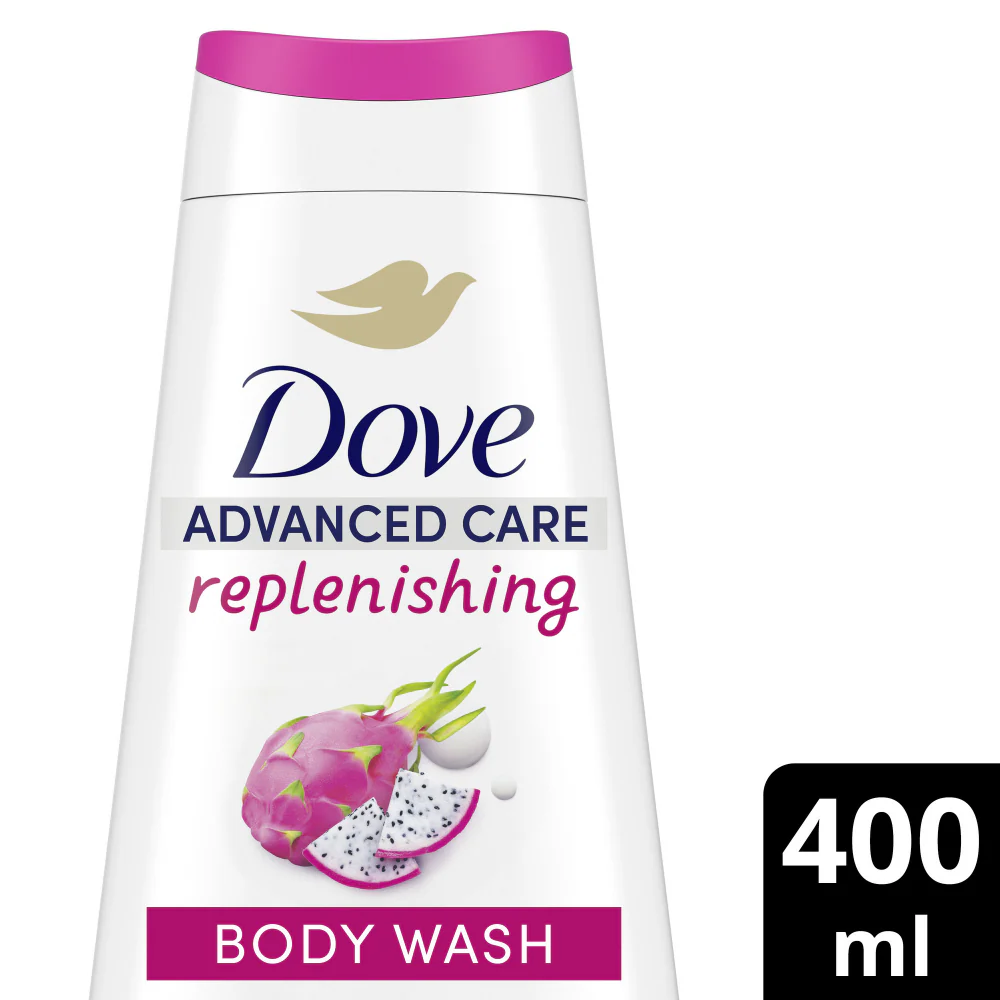 Dove Advanced Care Replenishing Body Wash 400ml - Image 2