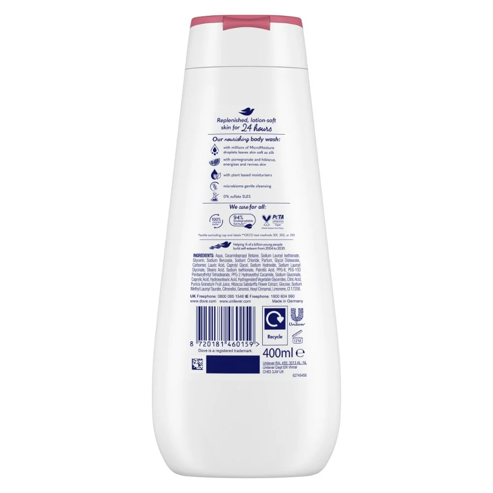 Dove Advanced Care Reviving Body Wash 400ml - Image 2