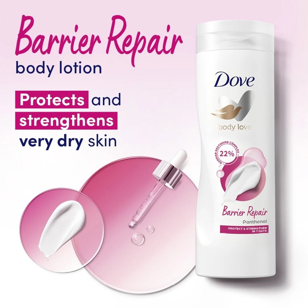 Dove Body Love Barrier Repair Body Lotion 400ml - Image 3