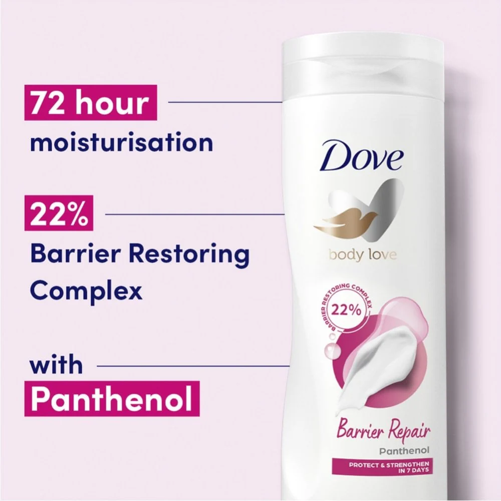 Dove Body Love Barrier Repair Body Lotion 400ml - Image 8