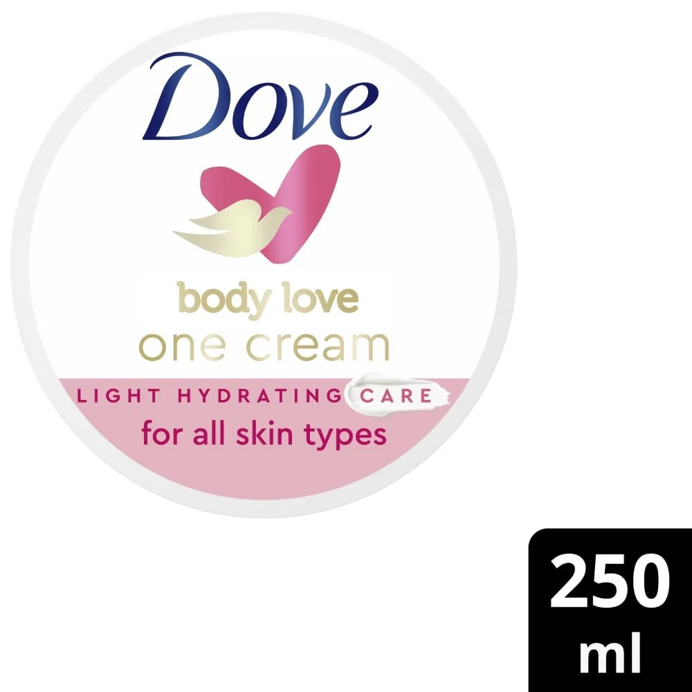 Dove Body Love Light Hydrating Care One Cream 250ml - Image 2
