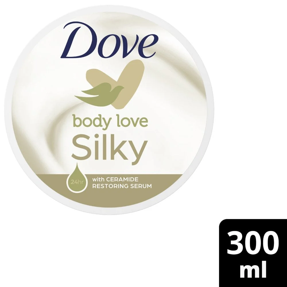 Dove Body Love Silky Pampering Body Cream 300ml - Image 2