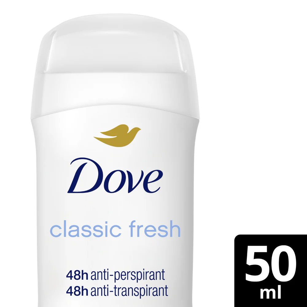 Dove Classic Fresh 48h Anti-Perspirant Deodorant Stick 50ml - Image 2