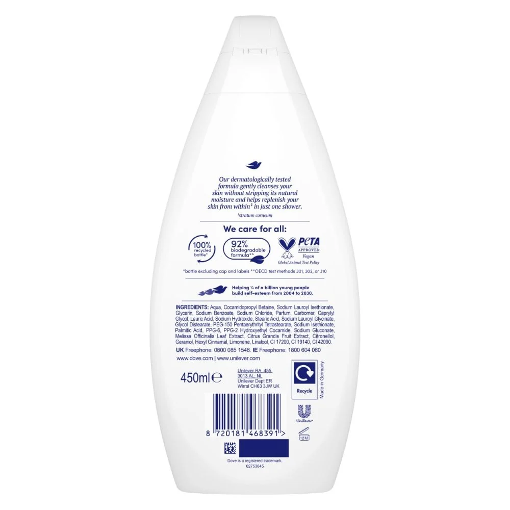 Dove Fruity Nourish Body Wash 450ml - Image 2