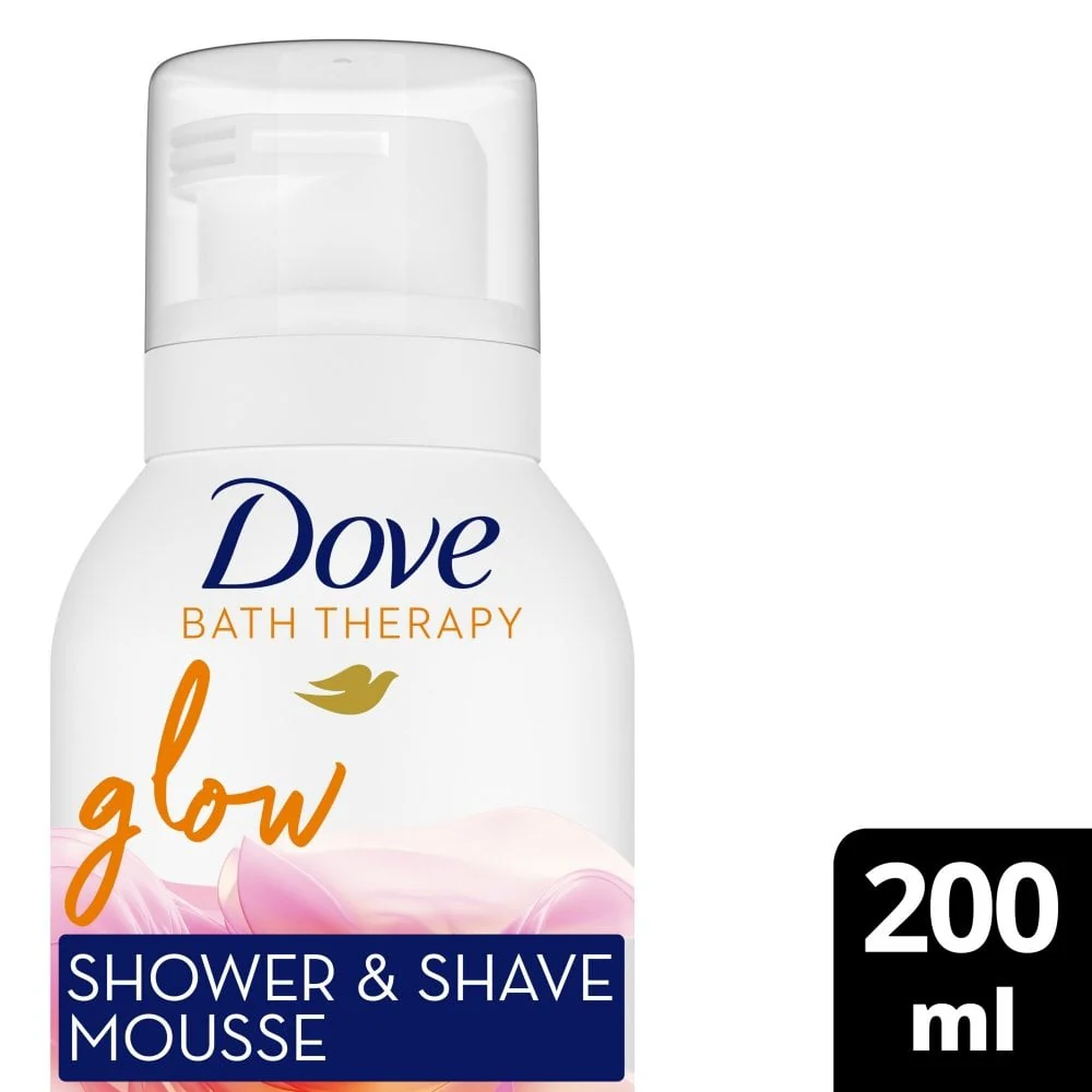 Dove Glow Blood Orange & Spiced Rhubarb Shower & Shave Mousse 200ml - Image 2