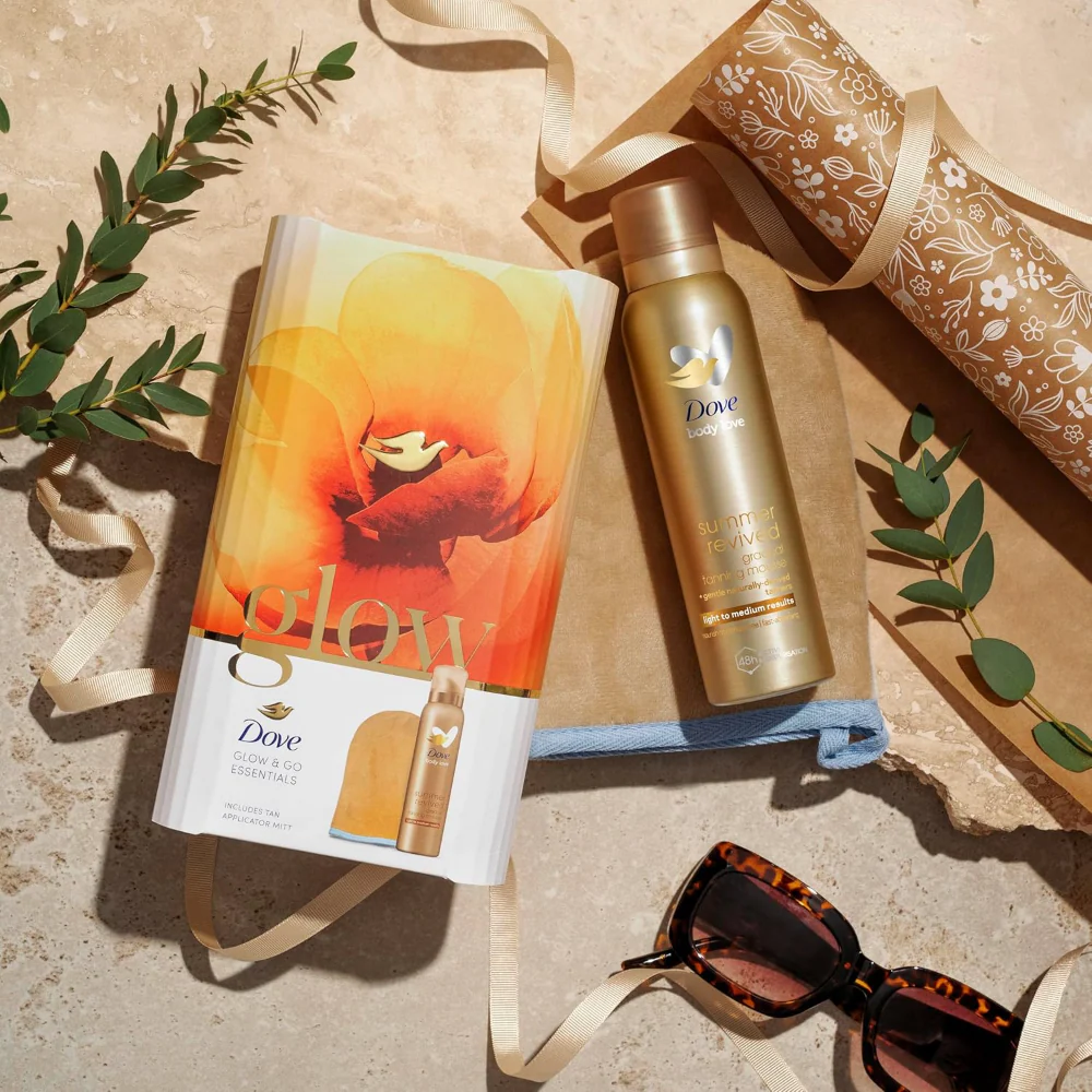 Dove Glow & Go Essentials Gradual Self Tan Gift Set - Image 3