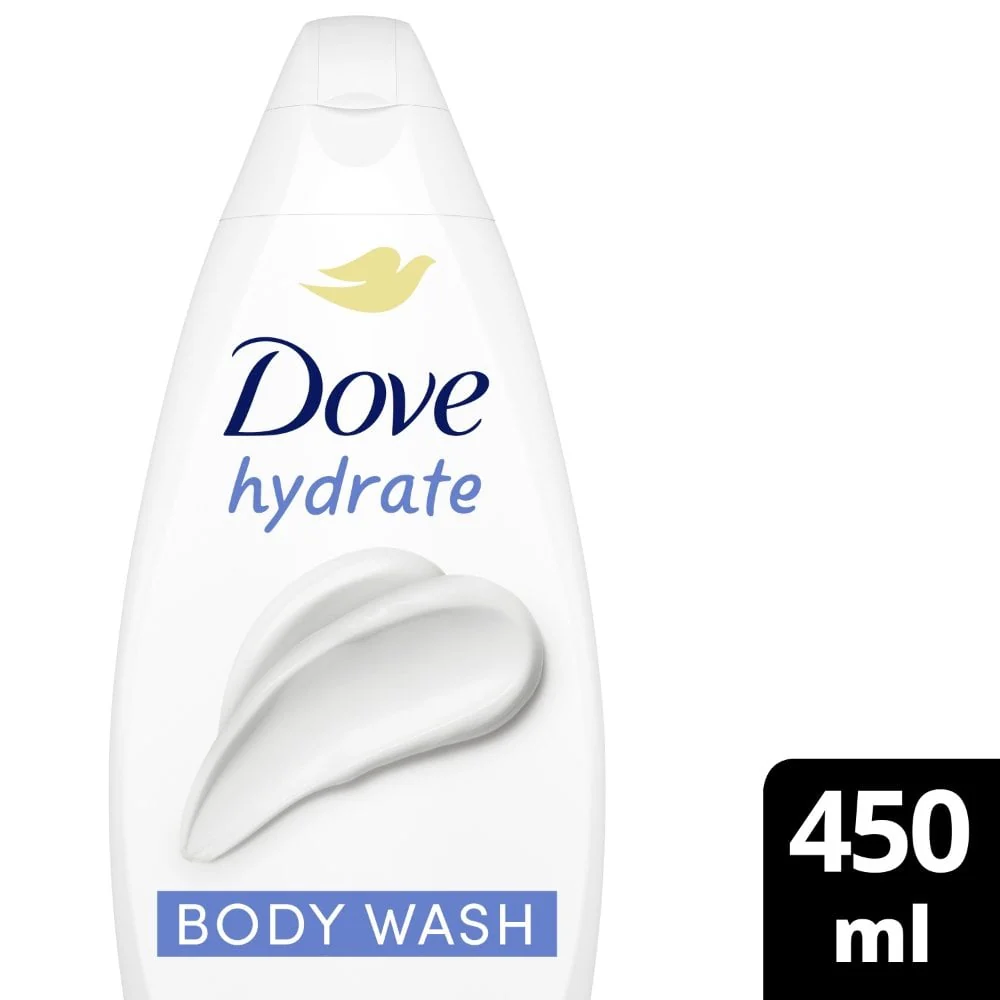 Dove Hydrate Body Wash 450ml - Image 3