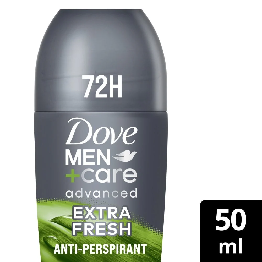 Dove Men Advanced Care 72h Extra Fresh Citrus Anti-Perspirant Deodorant Roll-On 50ml - Image 2