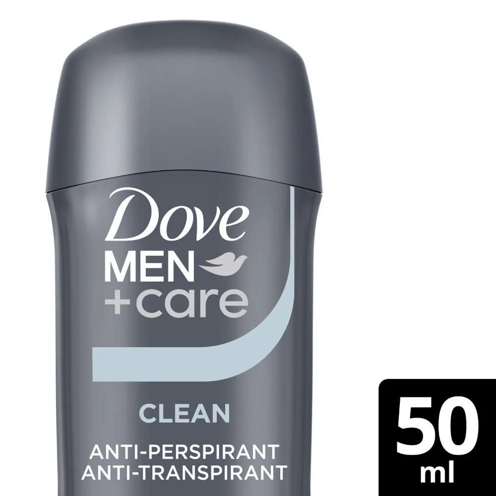 Dove Men+Care 48h Clean Anti-Perspirant Deodorant Stick 50ml - Image 2