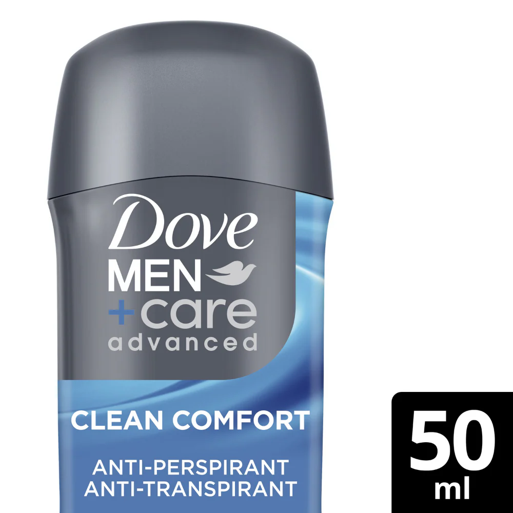 Dove Men+Care Advanced 72h Clean Comfort Anti-Perspirant Deodorant Roll-On 50ml - Image 2