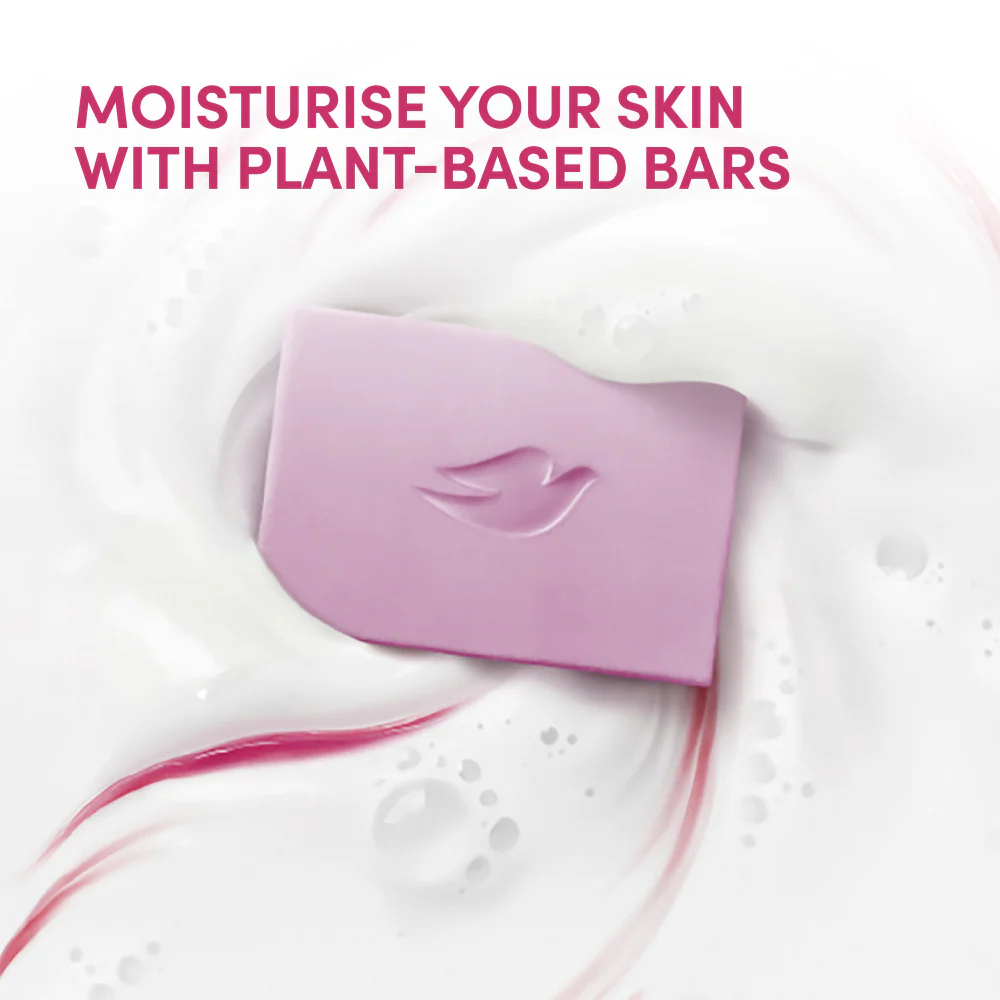 Dove Oat Milk & Berry Brulee Plant Milk Cleansing Bar 141g - Image 5