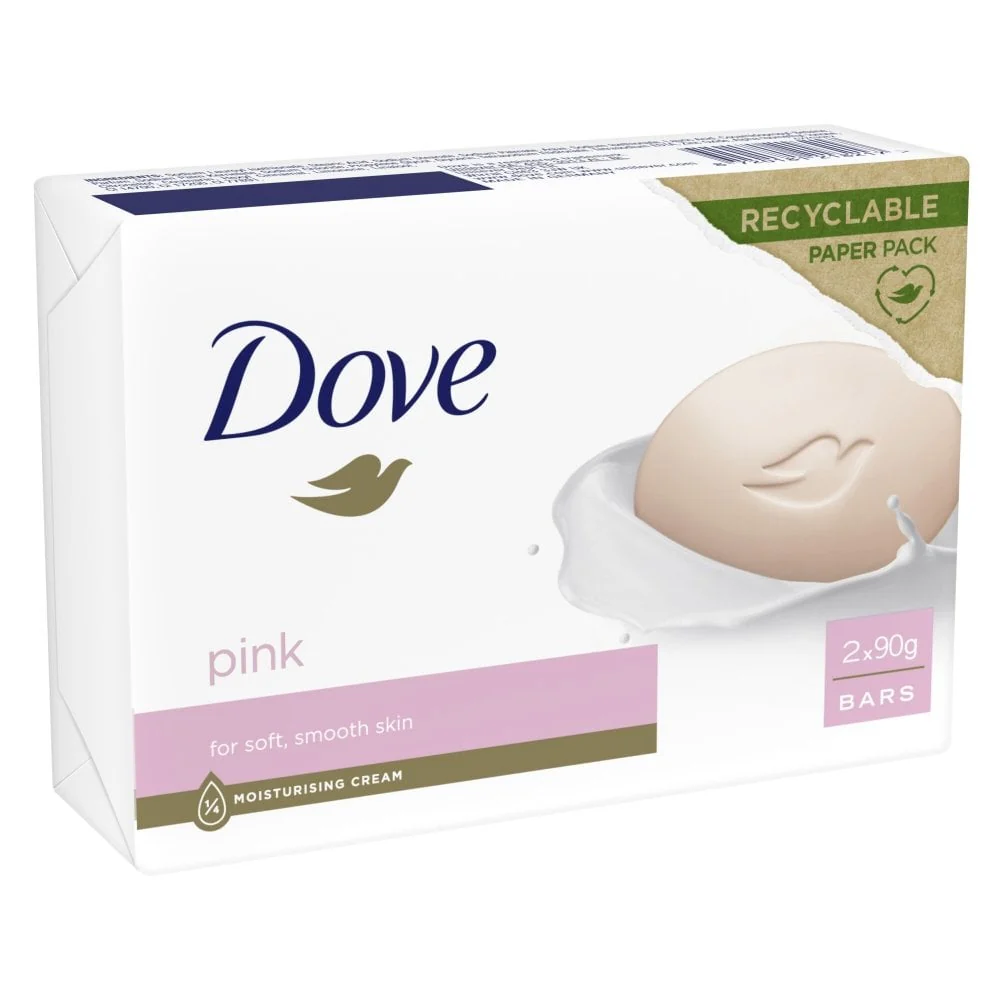Dove Pink Beauty Bar 2 x 90g - Image 2