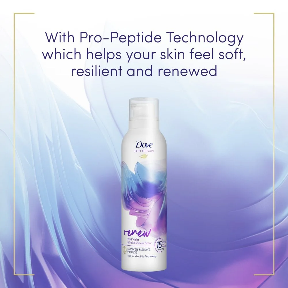 Dove Renew Shower & Shave Mousse 200ml - Image 5