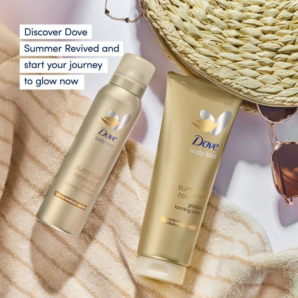 Dove Summer Revived Self Tanning Body Lotion Light To Medium 200ml - Image 5