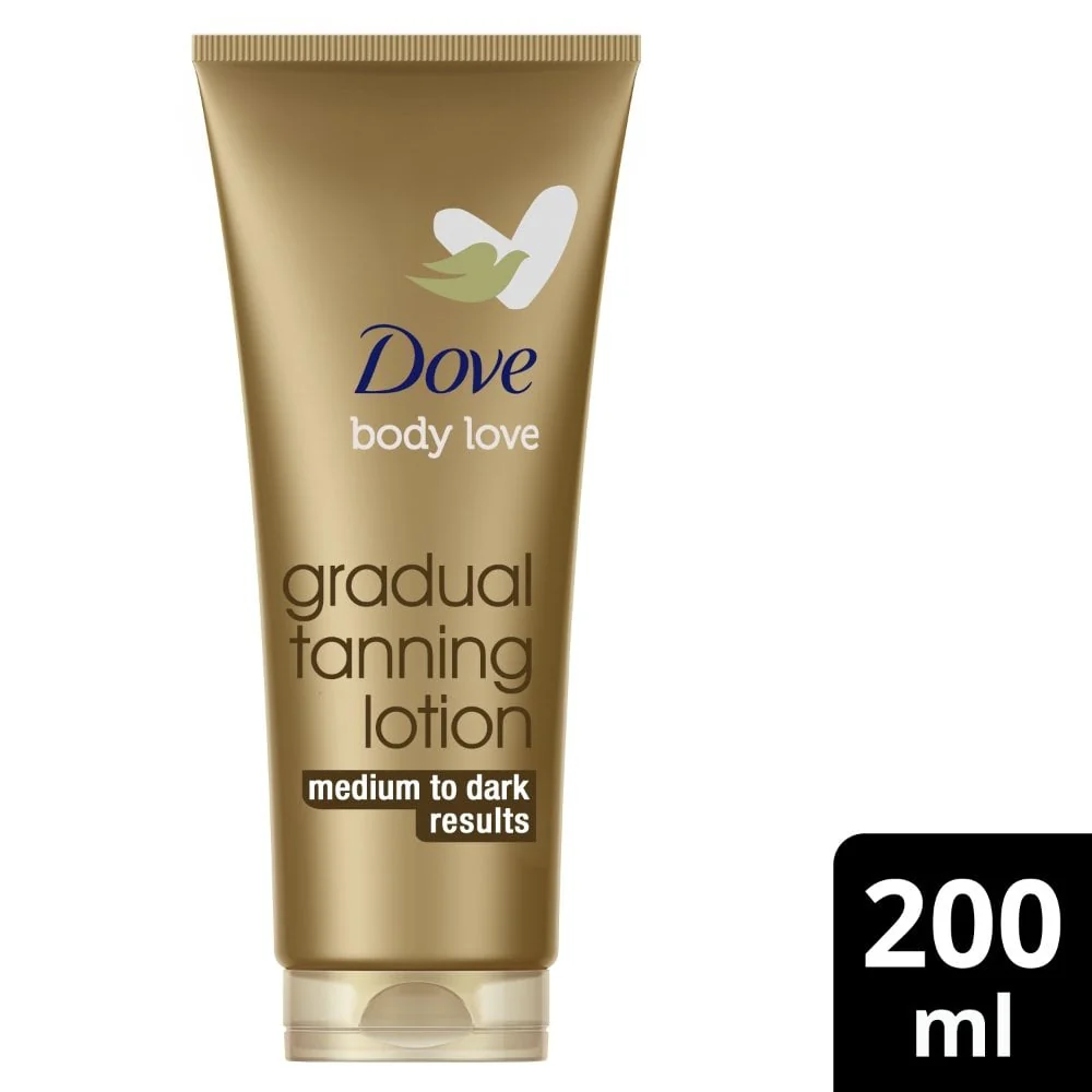 Dove Summer Revived Self Tanning Body Lotion Medium To Dark 200ml - Image 2