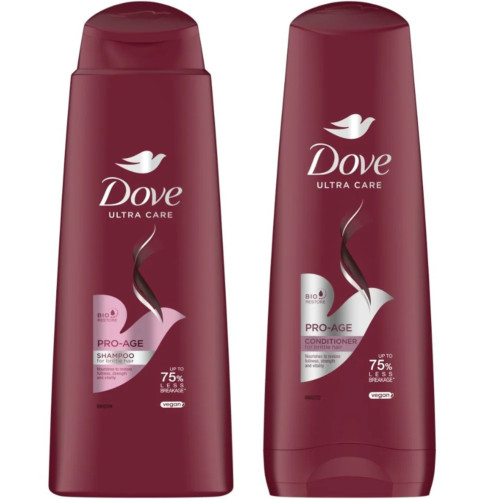 Dove Ultra Care Pro Age Shampoo 400ml & Conditioner 350ml Twin - Image 4